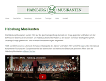 Tablet Screenshot of habsburg-musikanten.ch